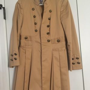 Zelda gold coat dress